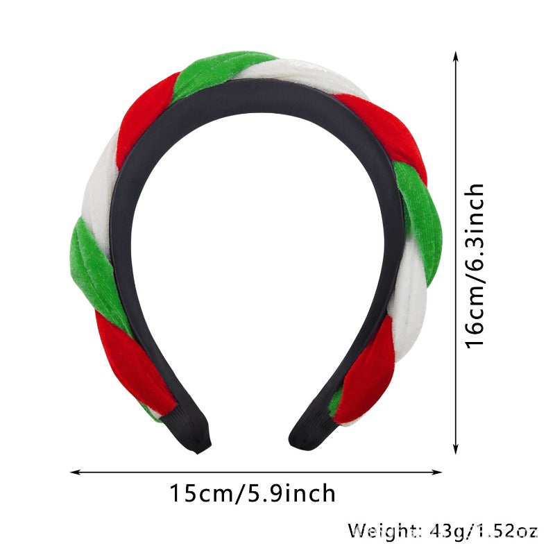 Wholesale Velvet Braided Velvet Fashion Handmade Braided Headband